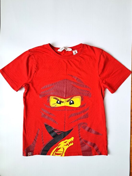 Lego Other - Lego Ninjago Graphic T-shirt Boys size 8-10 Red Short Sleeve
